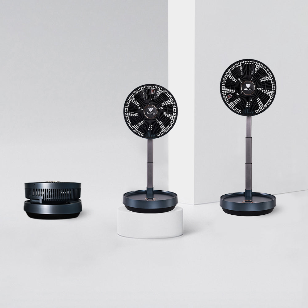 Portable Rechargeable Fan | AirDog Battery Powered Folding Fan