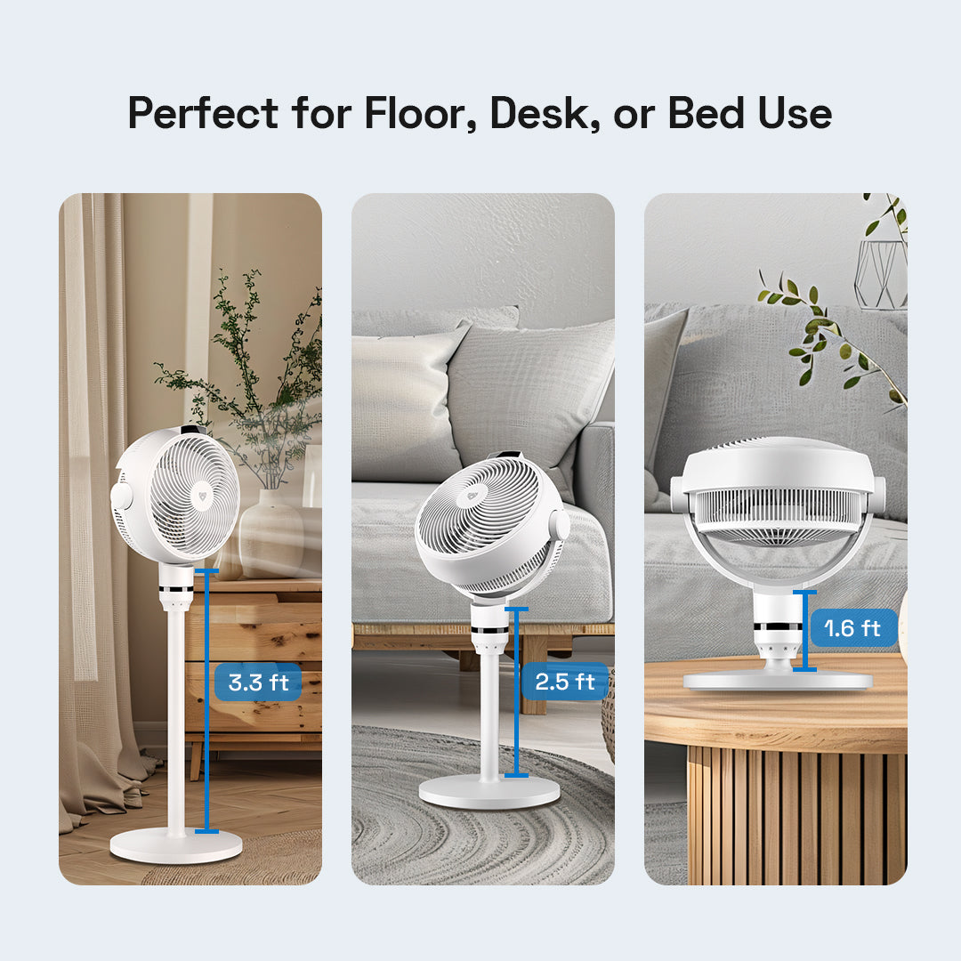家電 1007-032 Airdog Airdog The Fan Portable White F10P 2023 Battery-Operated Portable Fan | Airdog USA