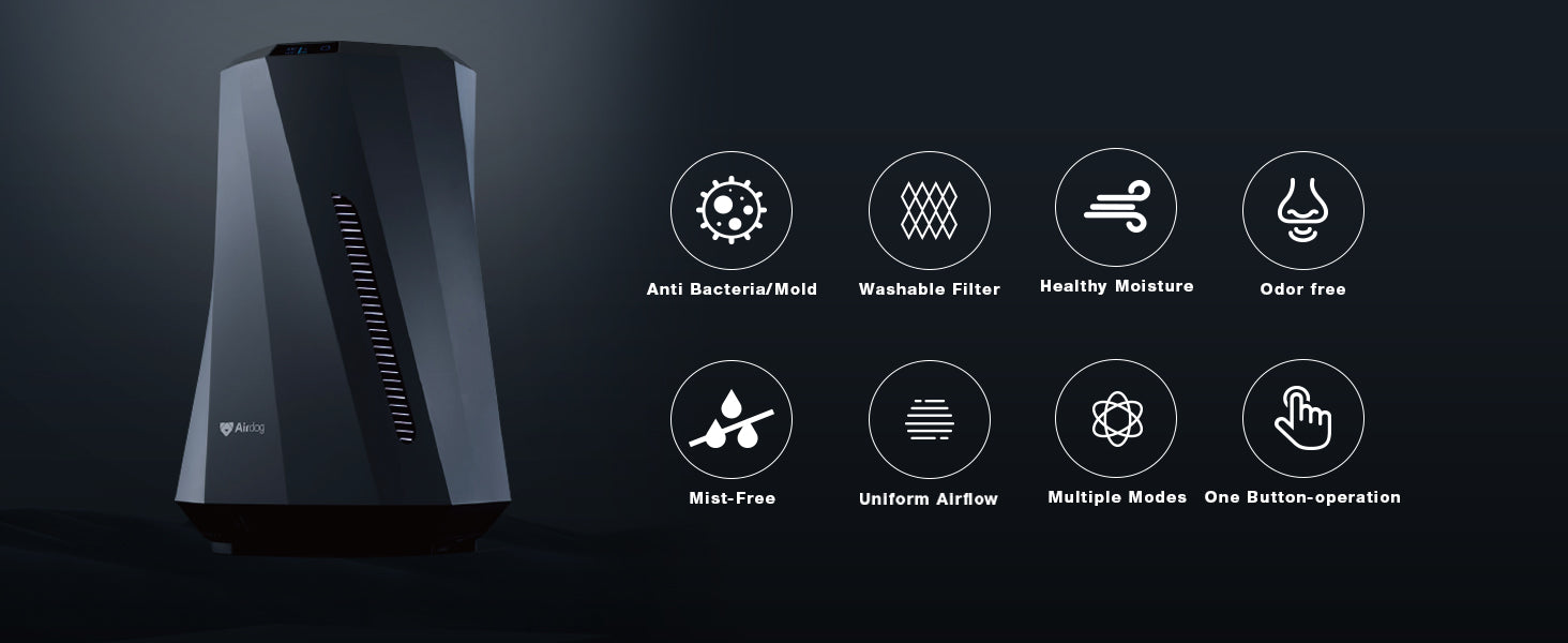 Airdog MOI Mold-Free Evaporative Humidifier – Airdog USA